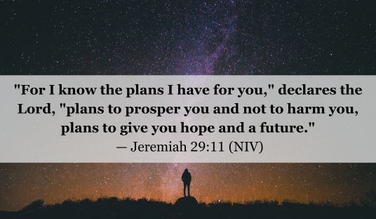 Today’s Verse for January 15, 2025 Wednesday — Jeremiah 29:11 (NIV)