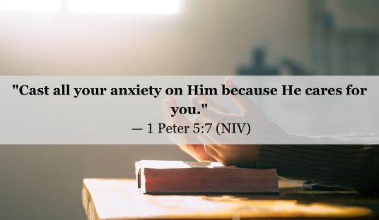 Today’s Verse for January 17, 2025 Friday — 1 Peter 5:7 (NIV)