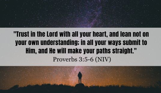 Proverbs 3:5-6 (NIV) — Today’s Verse for January 6, 2025 Monday