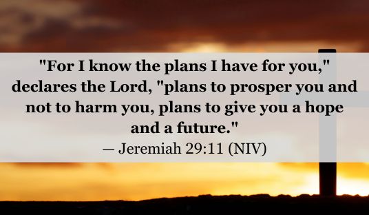 Jeremiah 29:11 (NIV) — Today’s Verse for February 1, 2025 Saturday