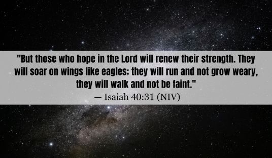 Isaiah 40:31 (NIV) — Today’s Verse for January 8, 2025 Wednesday