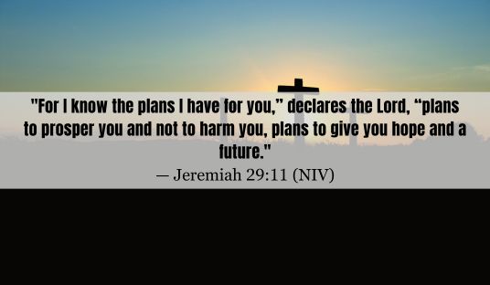 Jeremiah 29:11 (NIV) — Today’s Verse for January 9, 2025 Thrusday