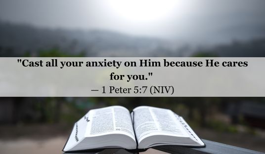 1 Peter 5:7 (NIV) — Today’s Verse for January 11, 2025 Saturday