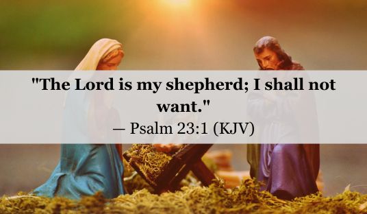 Psalm 23:1 (KJV) — Today’s Verse for February 12, 2025 Wednesday