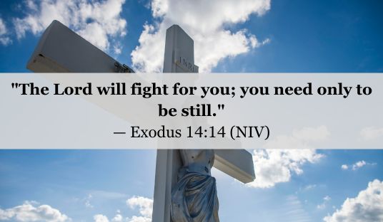 Exodus 14:14 (NIV) — Today’s Verse for February 8, 2025 Saturday