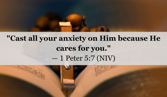 1 Peter 5:7 (NIV) — Today’s Verse for February 13, 2025 Thursday