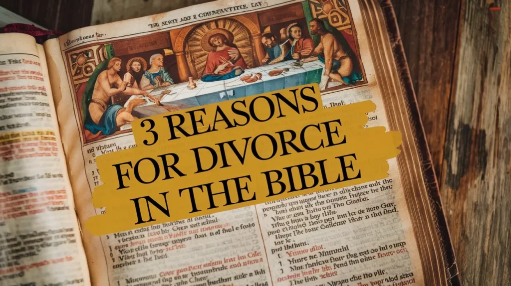 3 reasons for divorce in the Bible