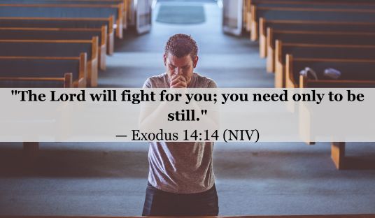 Exodus 14:14 (NIV) — Today’s Verse for March 18, 2025 Tuesday