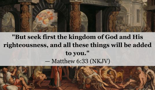 Matthew 6:33 (NKJV) — Today’s Verse for March 21, 2025 Friday