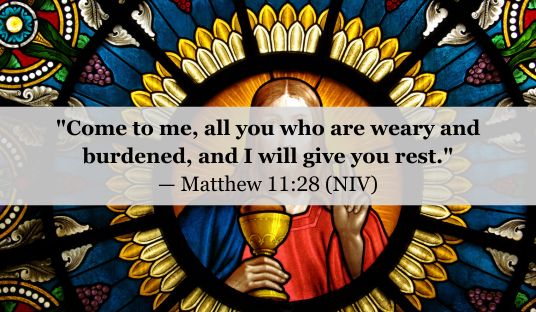 Matthew 11:28 (NIV) — Today’s Verse for March 20, 2025 Thursday