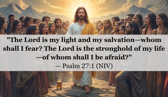 Psalm 27:1 (NIV) — Today’s Verse for March 22, 2025 Saturday