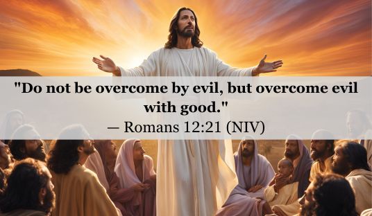 Romans 12:21 (NIV) — Today’s Verse for May 1, 2025 Thursday
