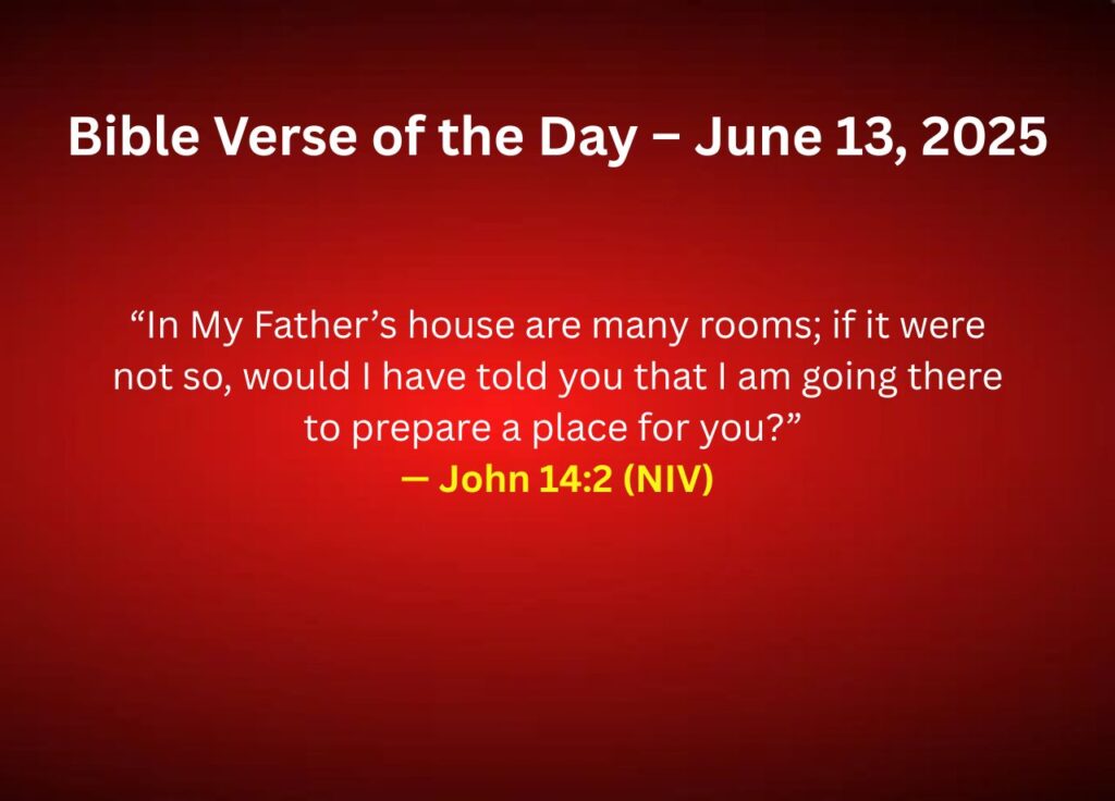 Bible Verse of the Day – June 14, 2025