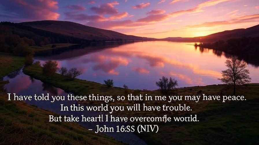 Verse of the Day - June 7, 2025: Find Peace in John 16:33" Verse of the Day - June 7, 2025: Find Peace in John 16:33"
